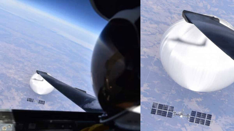Pentagon, Çin gözlem balonunun üzerinden çekilen bir selfie paylaştı