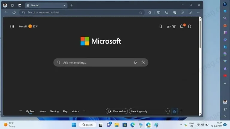 Microsoft Edge, masaüstüne sabitlenebilen kenar çubuğunu test ediyor