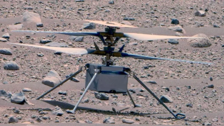 Mars helikopteri Ingenuity’nin en net fotoğrafı paylaşıldı