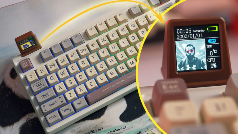 Epomaker RT100 inceleme – Mini TV ile gelen mekanik klavye